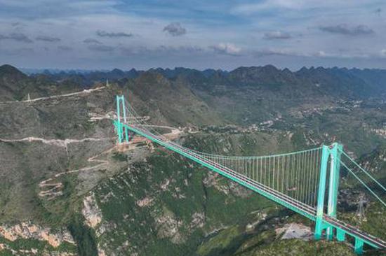 World's highest bridge to open on Sept. 28
