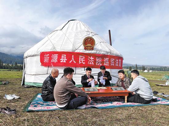 Grassland justice delivered on horseback