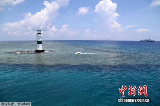 File Photo: Scenery of the South China Sea (Photo/Visual China Group)
