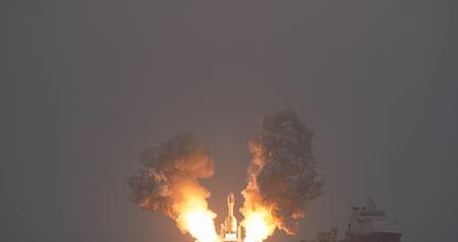 China launches Gravity-1 rocket from sea