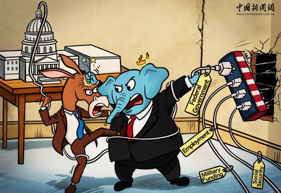 Comicomment: U.S. gov't shutdown deepens economic pain