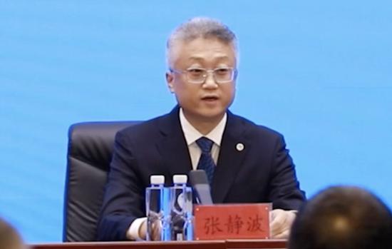 Zhang Jingbo, a spokesperson for China’s Manned Space Program, speaks at a press conference on Oct. 30, 2025. (Photo/ Screenshot)