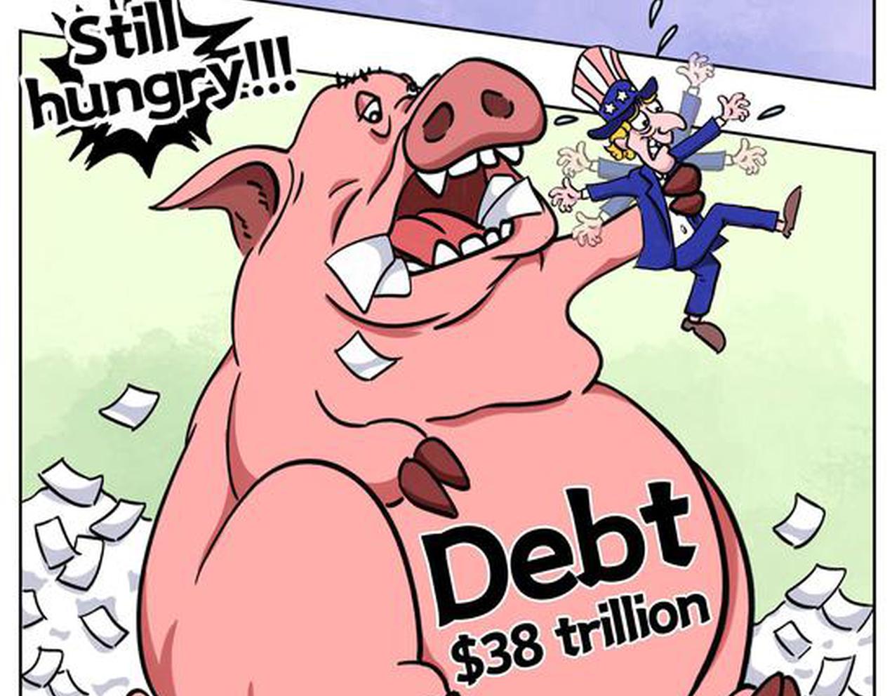 Comicomment: Feeding the debt monster,digging its own grave