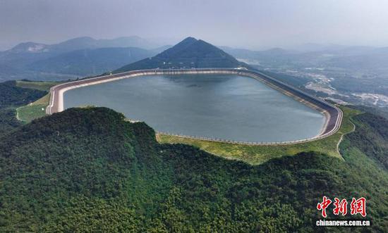  The world's tallest-dam pumped-storage hydropower plant.(Photo provided to China News Network)