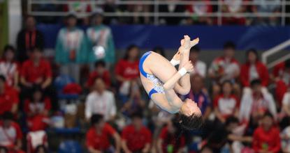 Chen Yuxi claims National Games gold in 10-meter platform diving