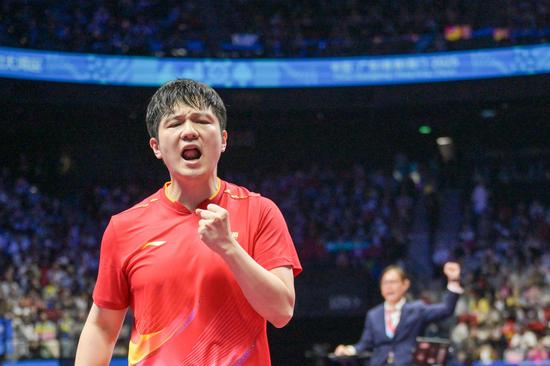 Olympic champion Fan retains table tennis men's title at China's National Games