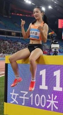 16-year-old Chen wins women's 100m with Asian U20 record at China's National Games