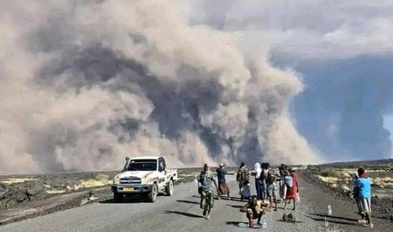 Volcano in Ethiopia erupts, sending plume of ash skyward