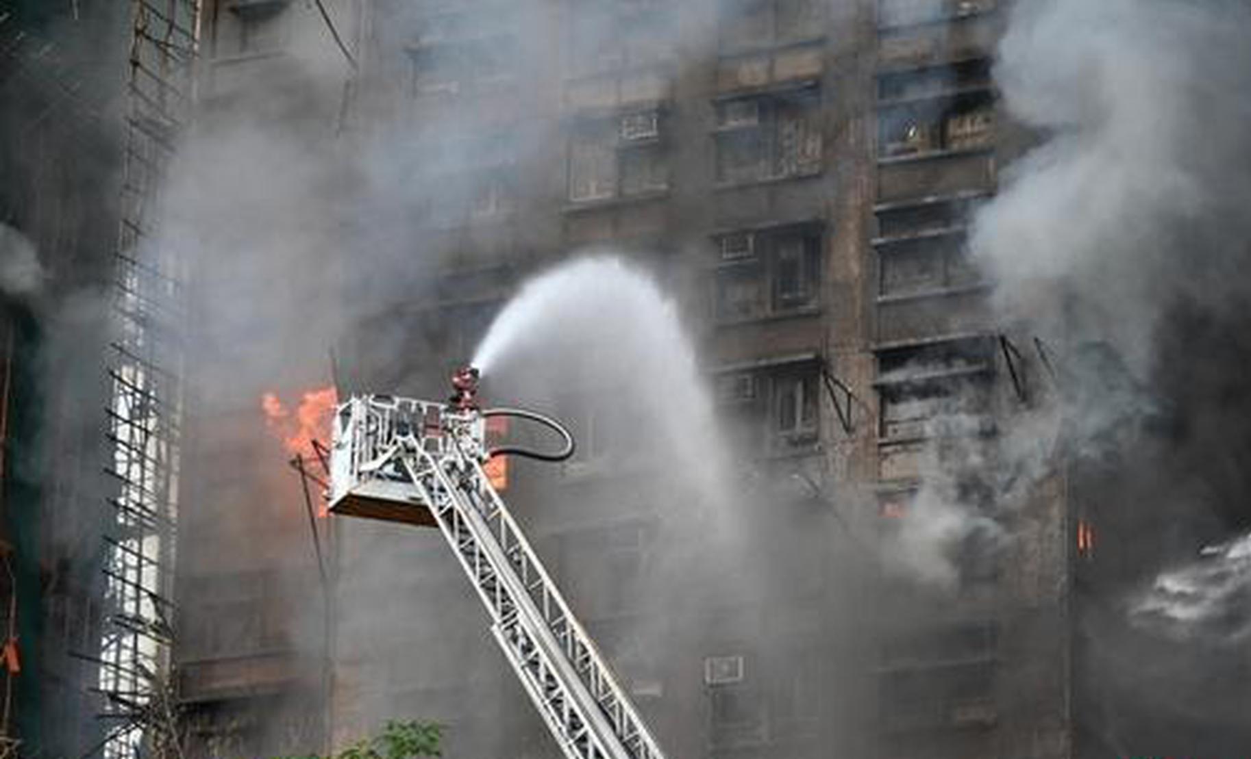 2 more arrested for residential area fire in Hong Kong