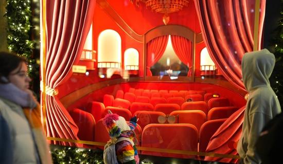 Holiday window displays light up New York City