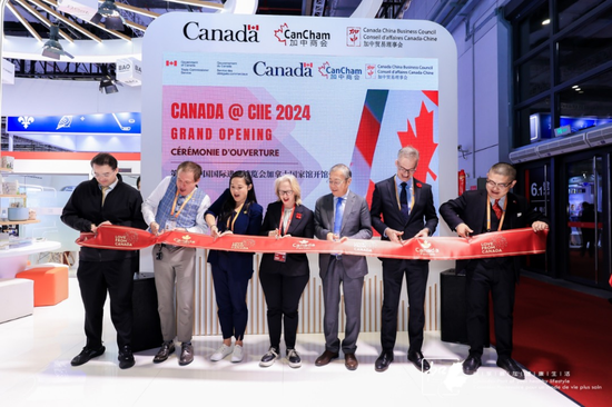 The opening ceremony of the Canadian National Pavilion at the seventh CIIE. Source: The Consulate General of Canada in Shanghai