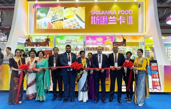 Sri Lanka Food booth at the CIIE. [Photo provided by Sri Road]