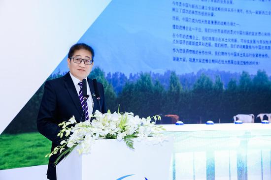 Teh-han Chow, President of Global Foodservice & CEO Greater China at the CIIE. [Photo provided by Fonterra]