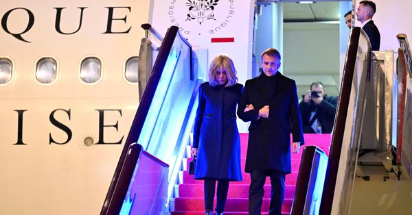 Macron arrives in Chengdu to continue China visit