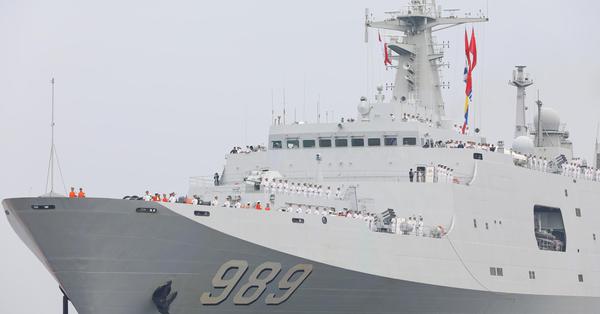 Chinese PLA Navy's 989 Task Group arrives in Indonesia for four-day visit