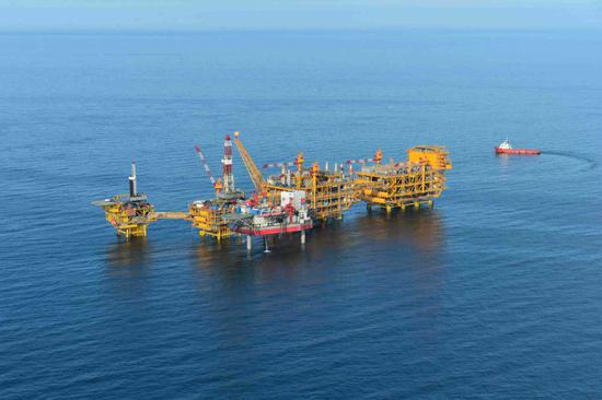 China's largest offshore oilfield reports record annual output over 40 million tonnes