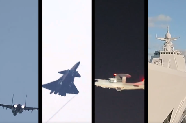 PLA Eastern Theater Command conducts training of assault on maritime targets, seizure of regional air superiority, and anti-sub operations to the East of Taiwan Island