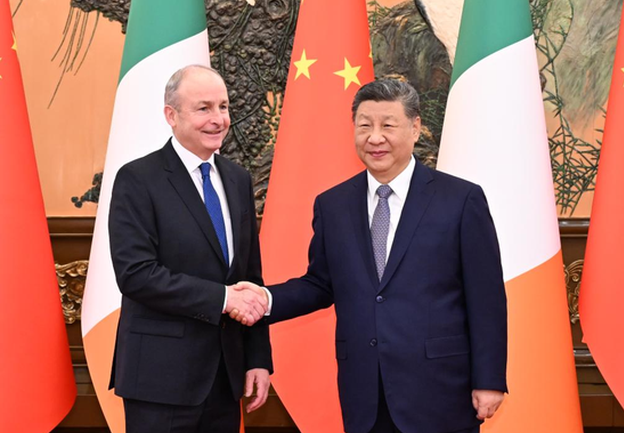 Xi meets Taoiseach of Ireland