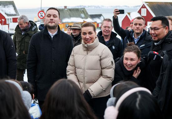 Danish PM visits Greenland, vows support in 'difficult time'