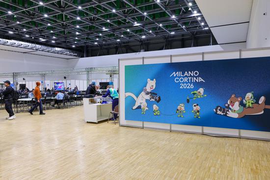 Exploring main media center at Milan-Cortina 2026