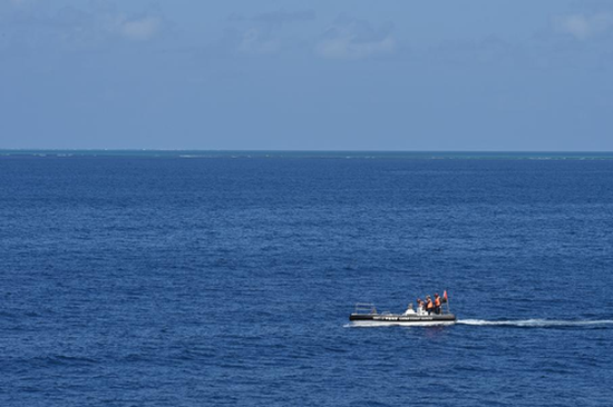 China coast guard patrols Huangyan Dao