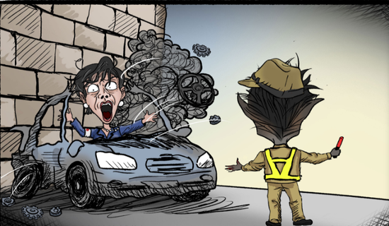 Comicomment: Backward road, dead end