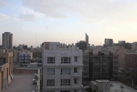 This photo taken on Feb. 28, 2026 shows a view of downtown Tehran, Iran. Iran has closed its airspace as Israel and the United States launched attacks. (Xinhua/Shadati)