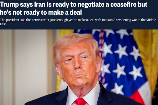 Trump says Iran's terms 'not good enough' for ceasefire deal