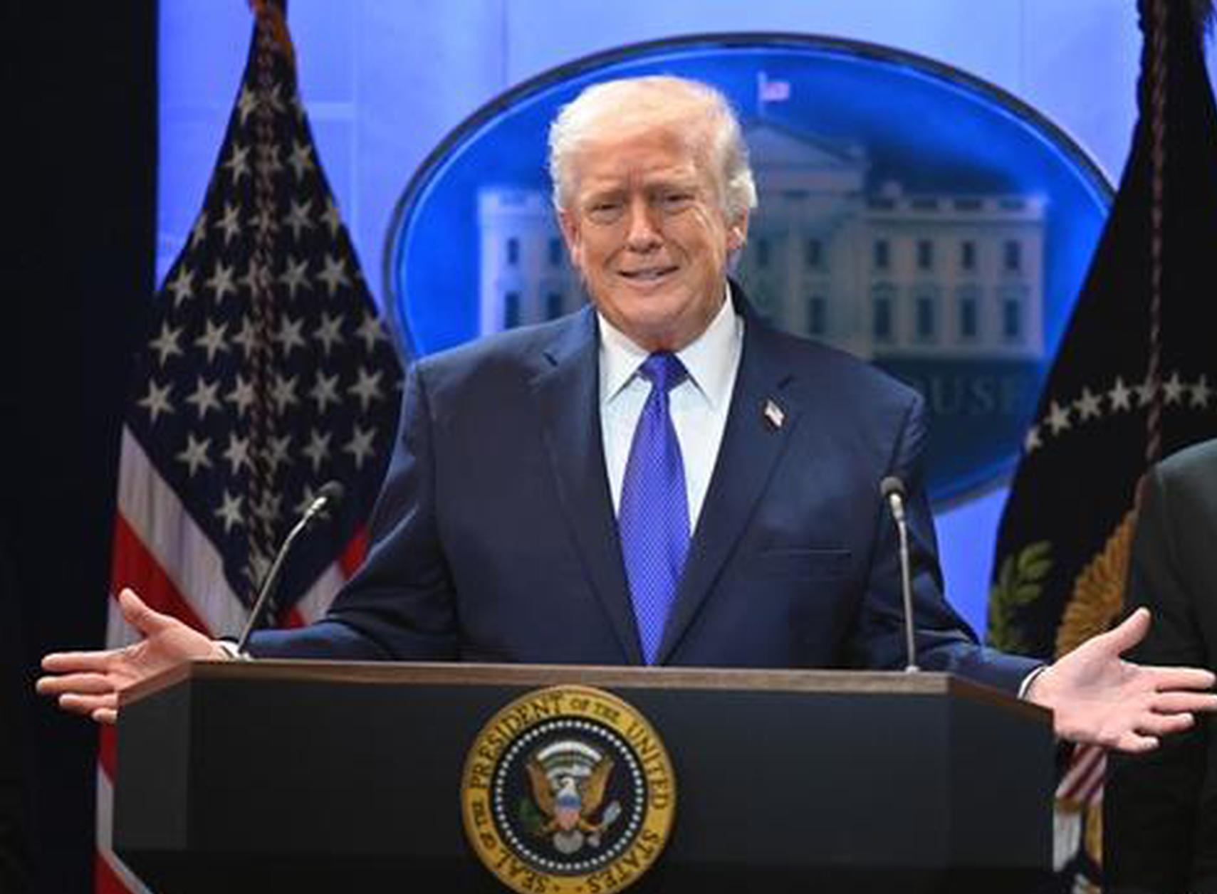 Trump says he will not put troops in Iran