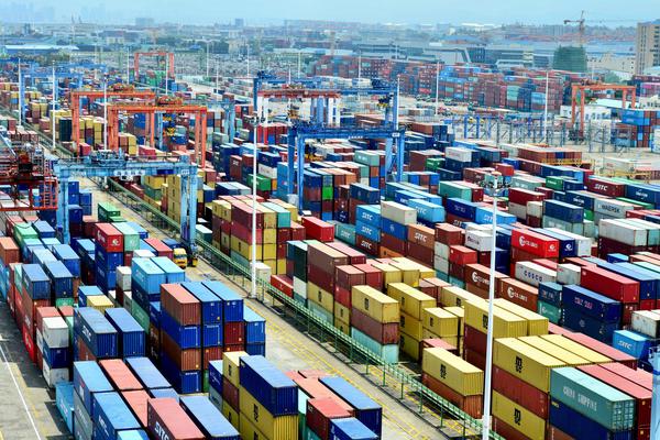 Xiamen Port in Xiamen, Fujian province. (File photo by Wang Dongming/China News Service)