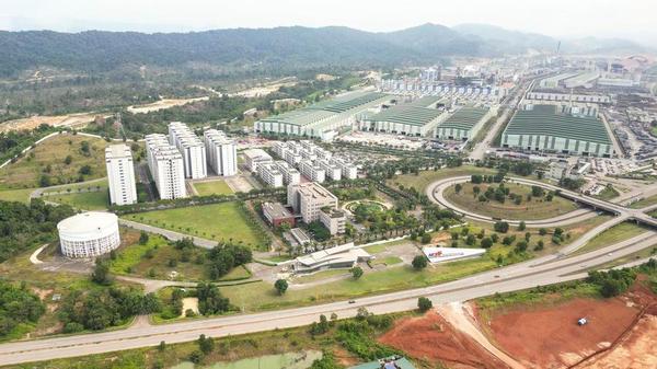 A drone photo taken on June 13, 2024 shows the Malaysia-China Kuantan Industrial Park (MCKIP) in Pahang state of Malaysia. (Xinhua/Cheng Yiheng)