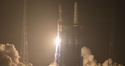 China's Long March-8 rocket launches new internet satellites