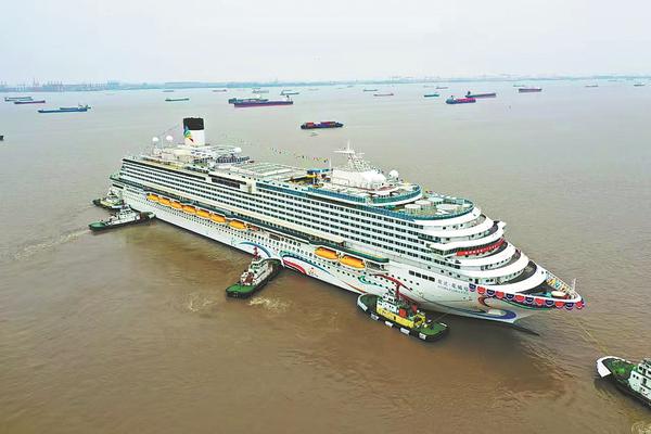 The Chinese-built large cruise ship, named Adora Flora City, will depart from Guangzhou for its five-night maiden voyage. (Photo provided to China Daily)