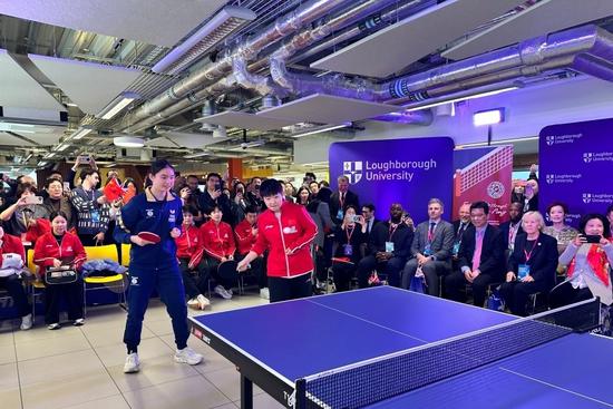 UK and China celebrate the 55th anniversary of ping-pong diplomacy in London