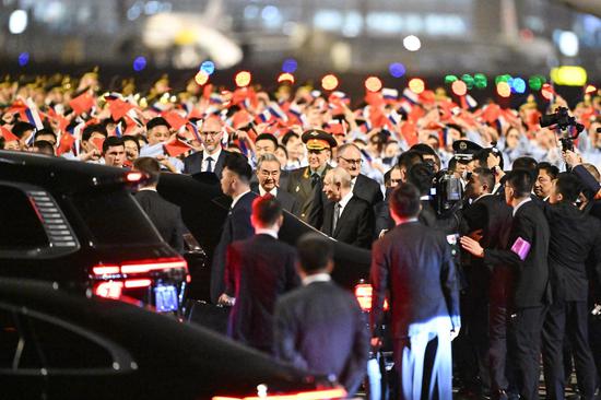 Russian President Putin arrives in Beijing for state visit