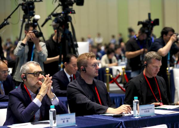 Participants attend the 2026 Suzhou Global Investment Promotion Conference on Thursday in Suzhou, Jiangsu province. The conference was held as a sideline event to the APEC Ministers Responsible for Trade Meeting. CHINA DAILY