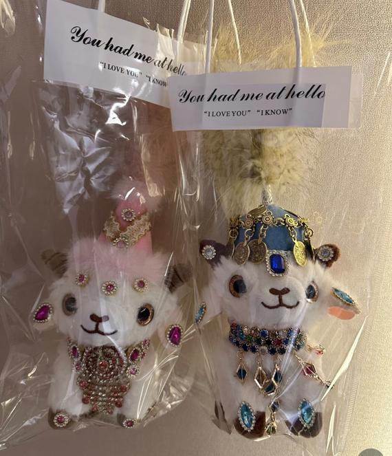 "Xinjiang Lamb" dolls posted by RedNote user "Coffee Cat".(Screenshot from RedNote)