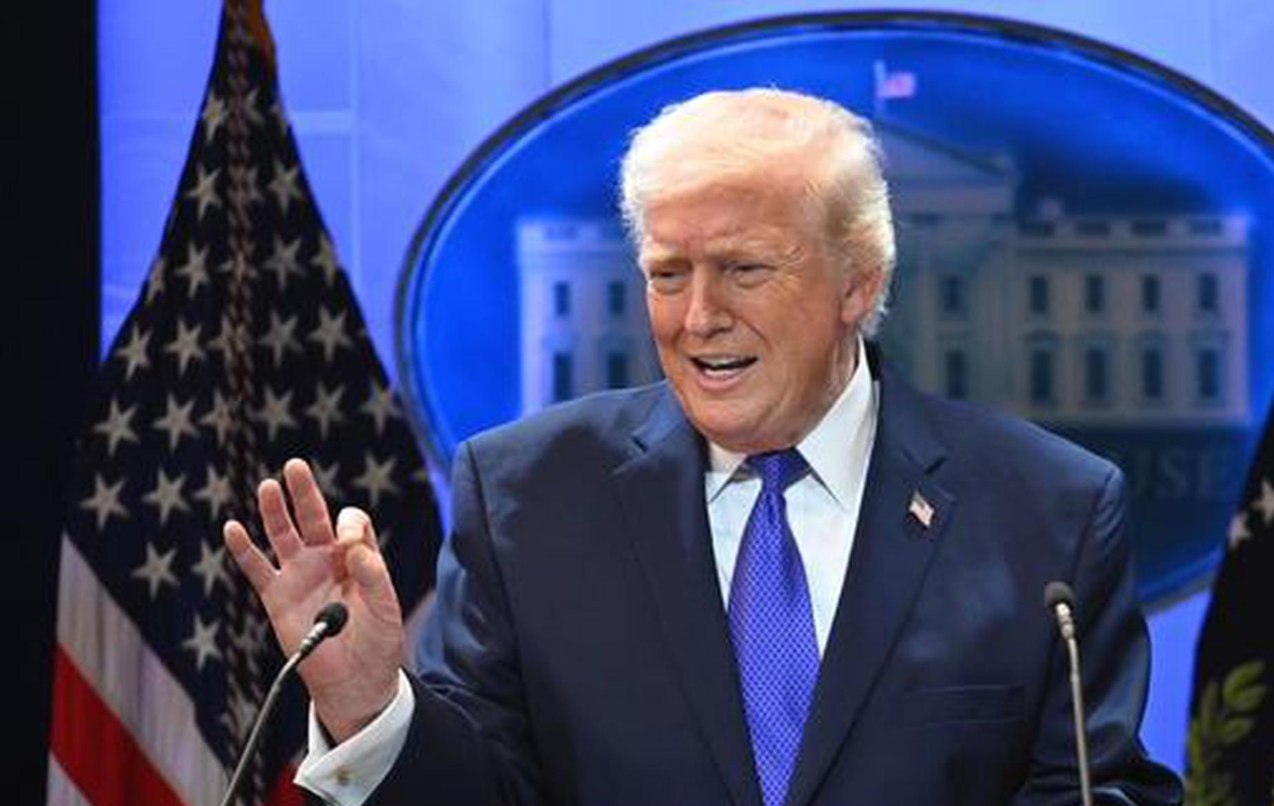 Trump says he has canceled scheduled strikes, bombings against Iran Thursday evening