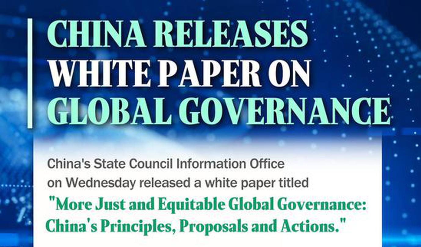 China releases white paper on global governance