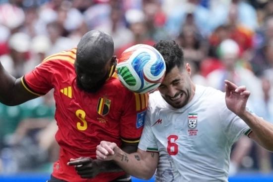 Beiranvand's seven saves help Iran battle to 0-0 draw with 10-man Belgium