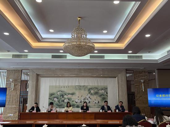 A press conference is held in Beijing to release the Assessment Report on the United Nations Convention on the Law of the Sea (UNCLOS), June 30, 2026. (Photo/China News Network)