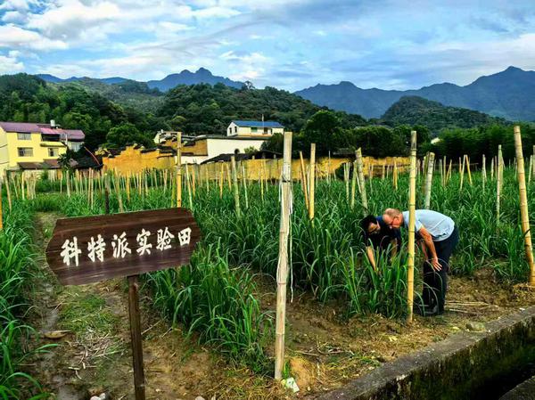 Boer visited and conducted research in Wanqian Village, 
Songxi County. (Photo provided by the interviewee)