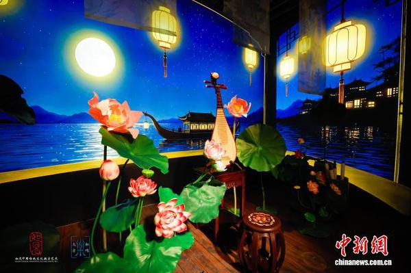The Harmony of Sounds Digital Art Exhibition opens at the China Millennium Monument in Beijing, July 8, 2026. (Photo: China News Service)