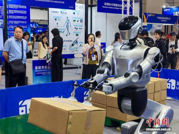 The first Shanghai International Embodied Intelligence Expo (CIEI) opens at the National Exhibition and Convention Center (Shanghai) on July 2, 2026. (Photo: China News Service / Jiang Yu)