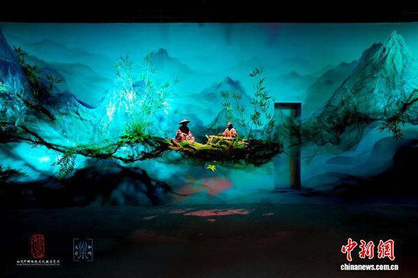 The Harmony in Resonance: Chinese Traditional Music Digital Art Exhibition&nbsp;opens at the China Millennium Monument in Beijing, July 8, 2026.&nbsp;(Photo: China News Service)