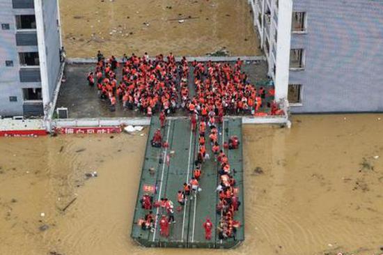 High-tech equipment aids flood rescue efforts in Guangxi