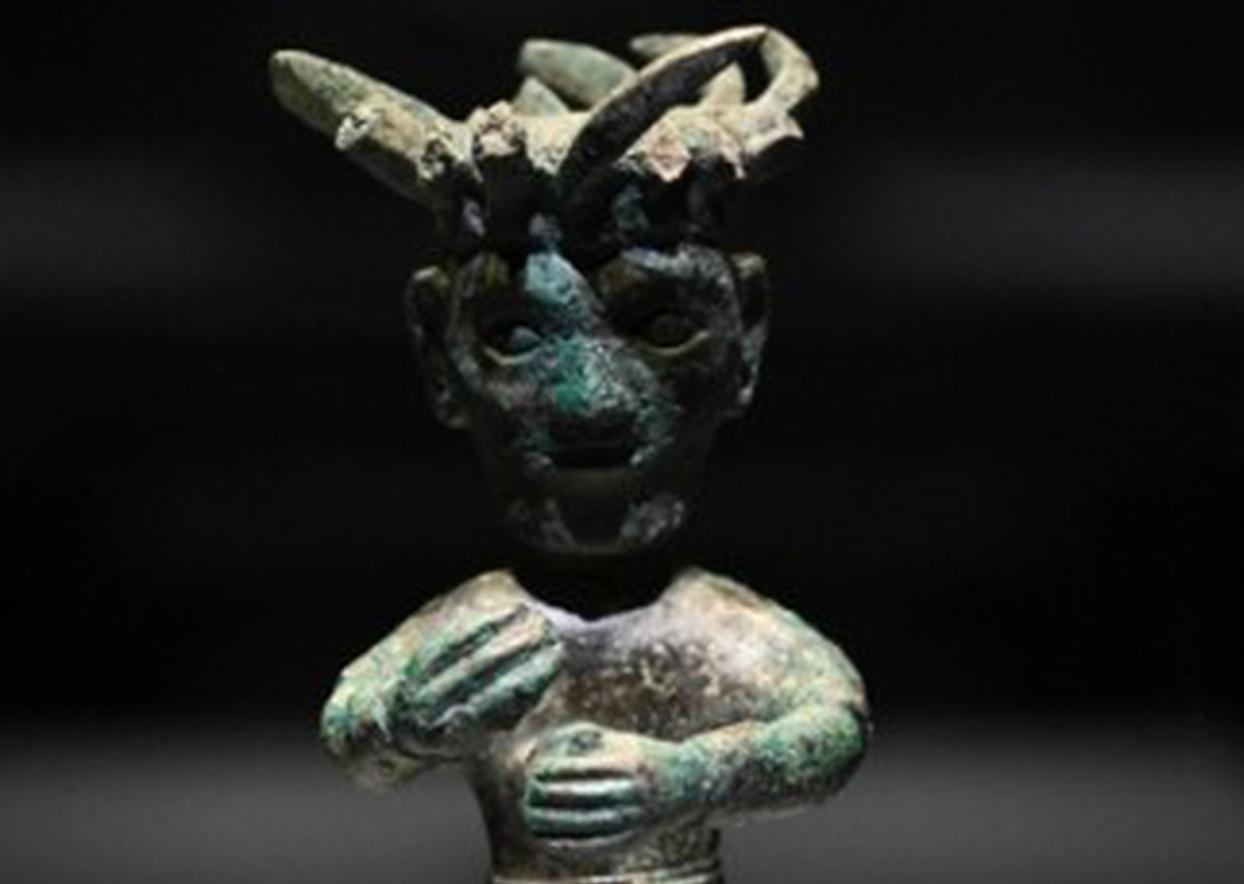 Sanxingdui iconic bronze figure offers glimpse into actual ancient sacrificial ceremony