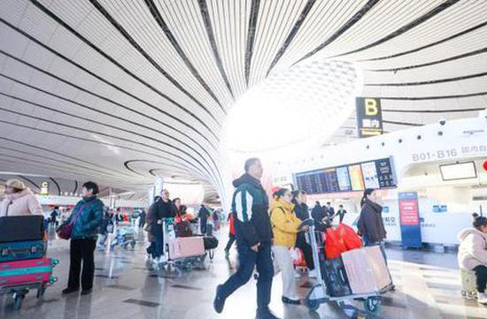 Passenger trips through Beijing Daxing airport top 3 million this year