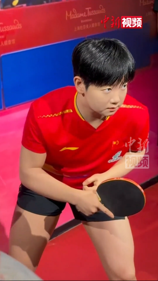 Sun Yingsha's wax figure unveiled at Madame Tussauds Shanghai