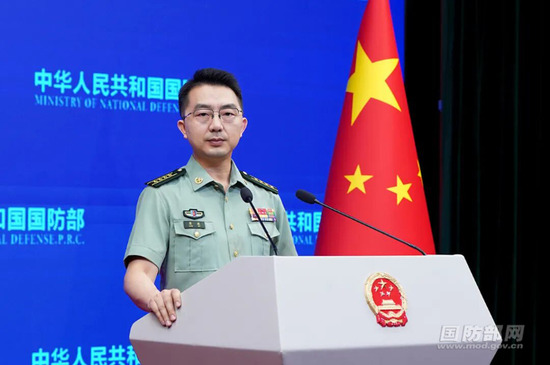 Jiang Bin, a spokesperson for China's Ministry of National Defense. (Photo/the Ministry of National Defense)